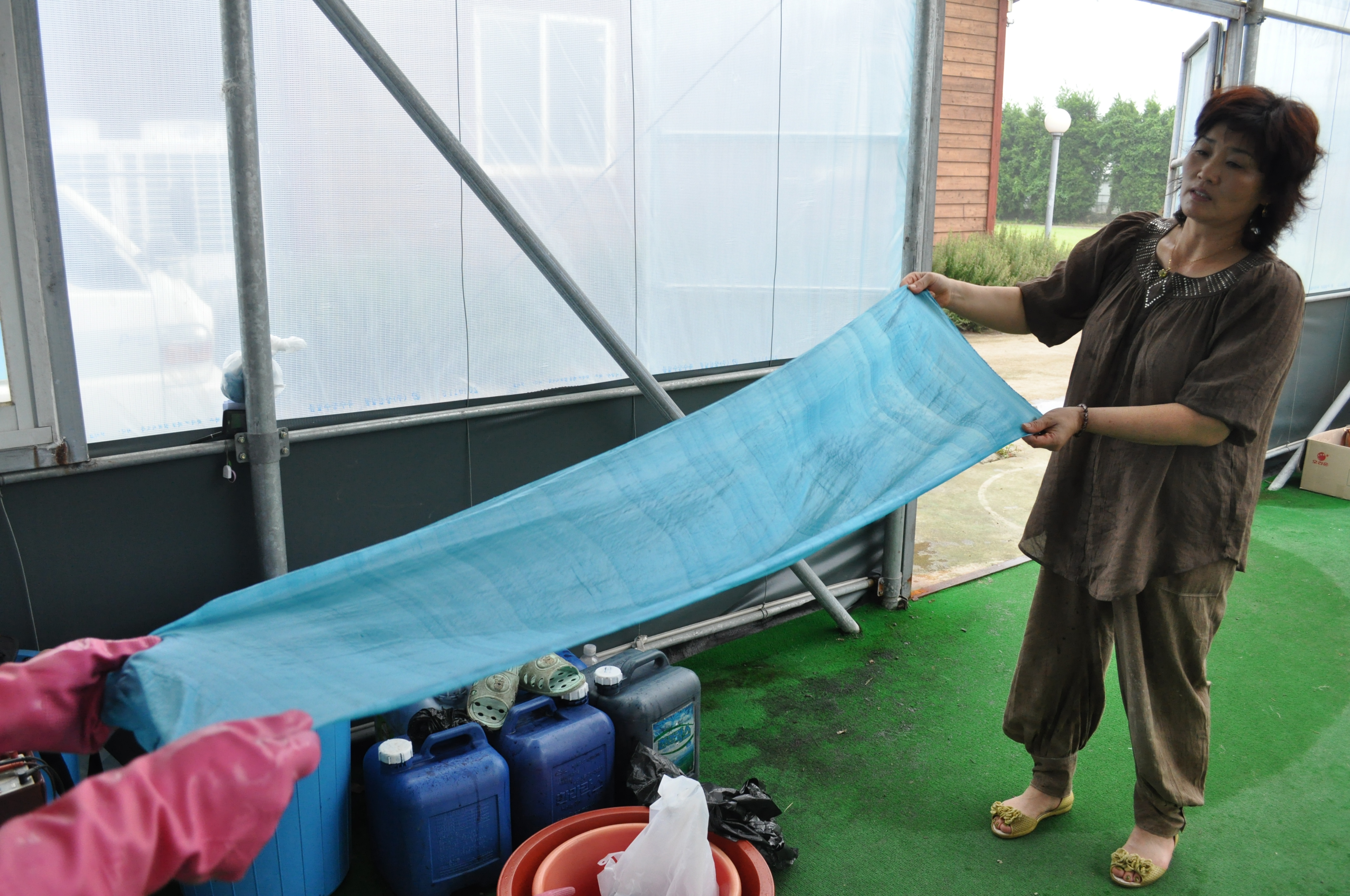 천연염색 기술교육(2회차, 생쪽염색)